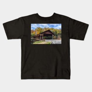 Mohican Covered Bridge Kids T-Shirt